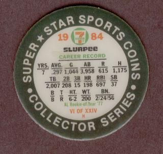 Assorted Lot Of 150 Lenticular POGs - 1986 7-11 Slurpee Baseball Card Triple Stars