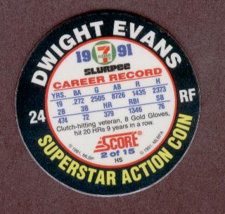 1991 Atlantic #2 Dwight Evans