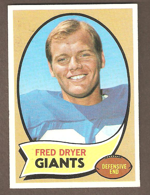 1970 Topps Fred Dryer