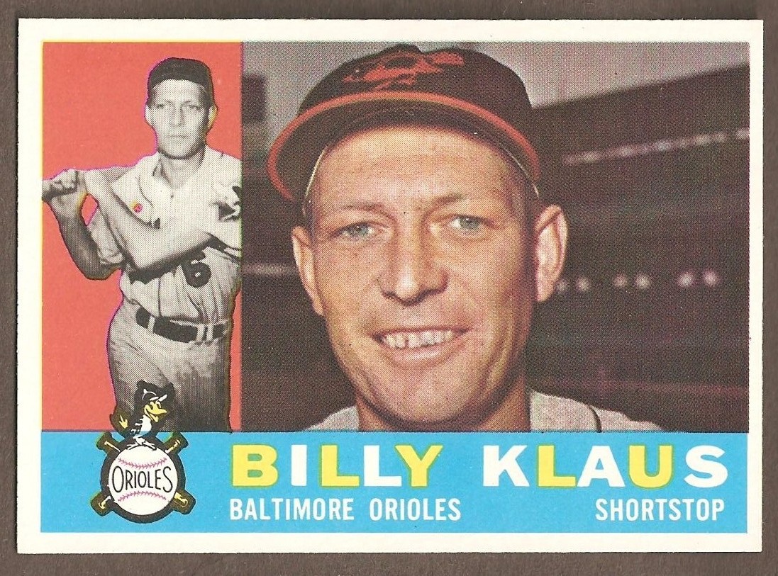 1960 Topps Billy Klaus