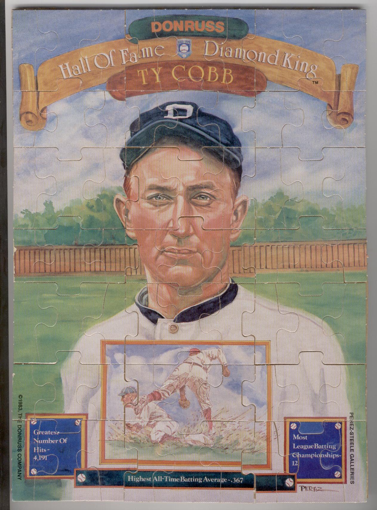 1983 Ty Cobb Puzzle