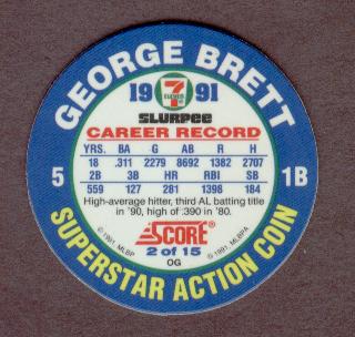 1991 Florida #2 George Brett