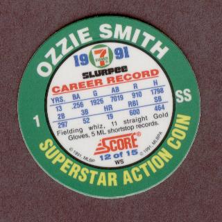 1991 Mideast #12 Ozzie Smith