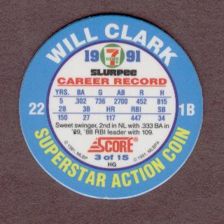 1991 Norcal #3 Will Clark